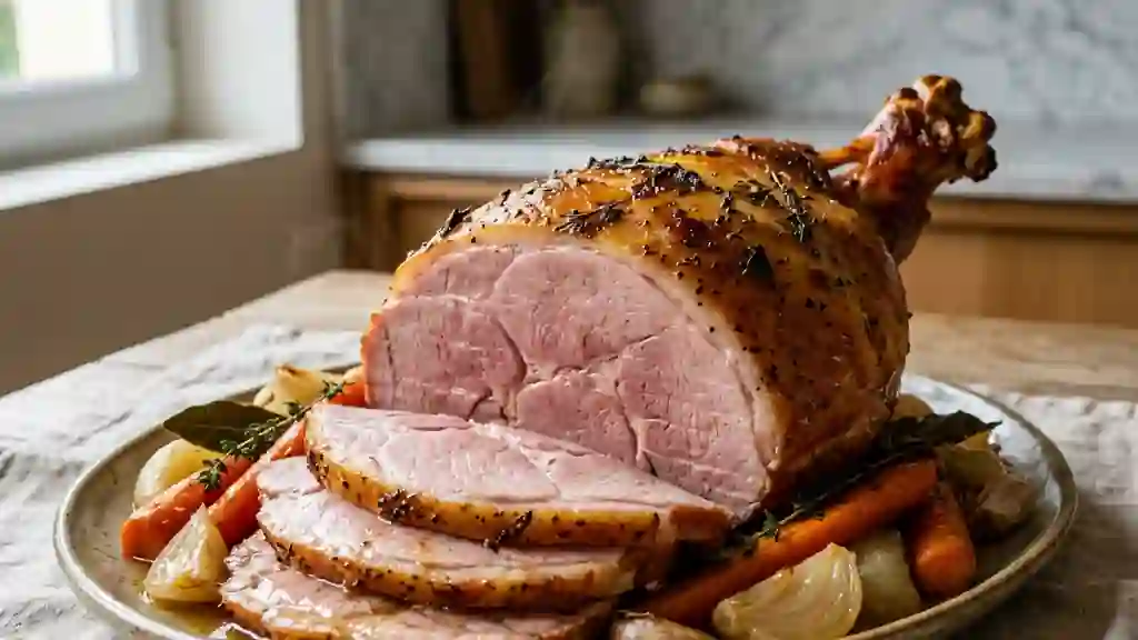 Jambon frais mijoté ultra-tendre - Photo de présentation