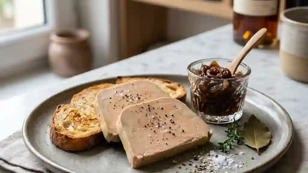 Foie gras de canard fondant à l'Armagnac - Photo de présentation