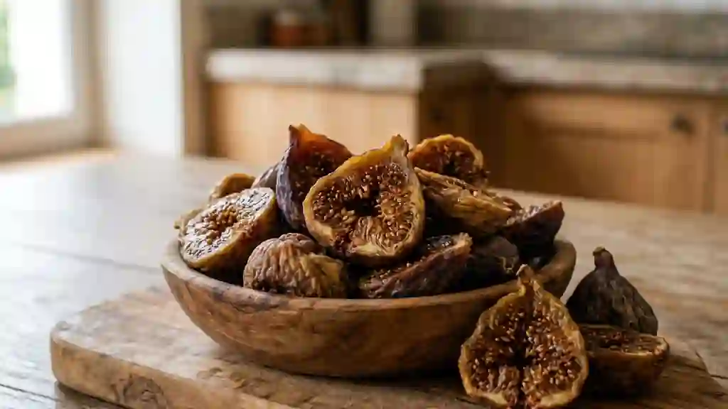 Figues séchées moelleuses au four - Photo de présentation