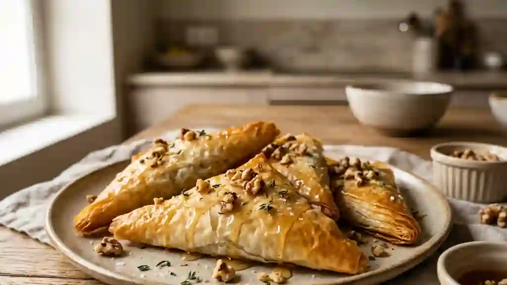 Croustillants Chèvre Miel et Noix - Photo de présentation