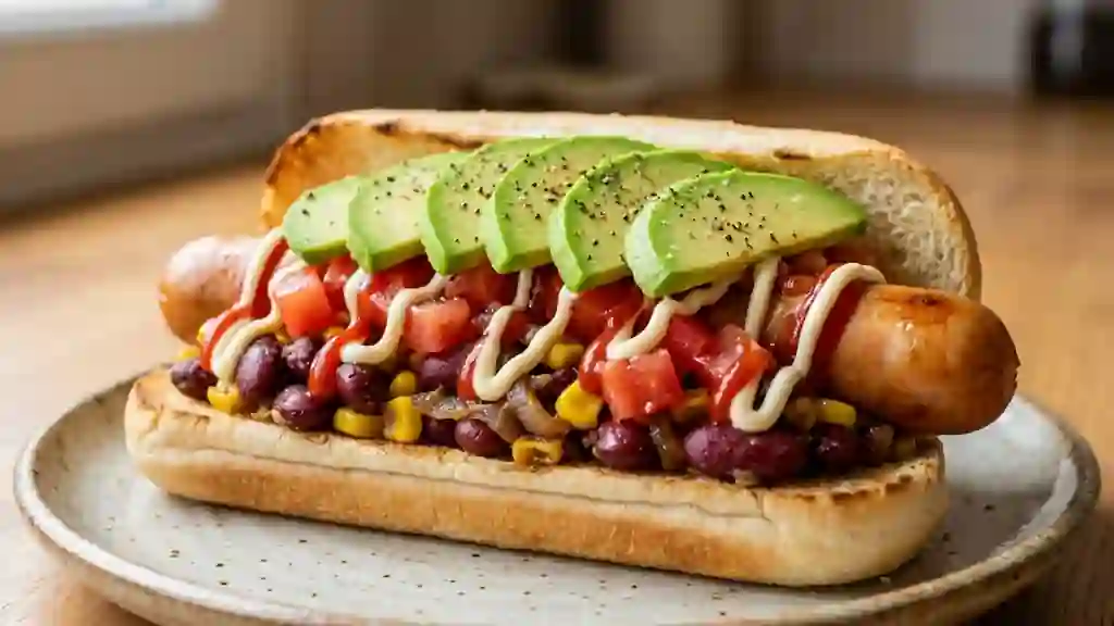 Hot-Dog Completo : Le Régal Chilien Fondant - Photo de présentation