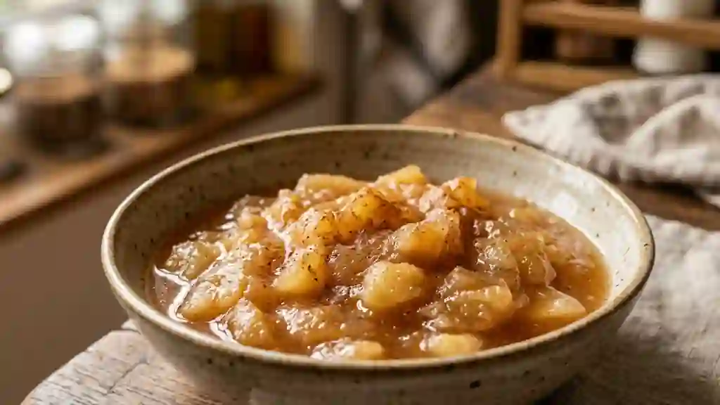 Compote Pomme Poire Fondante à la Cannelle - Photo de présentation