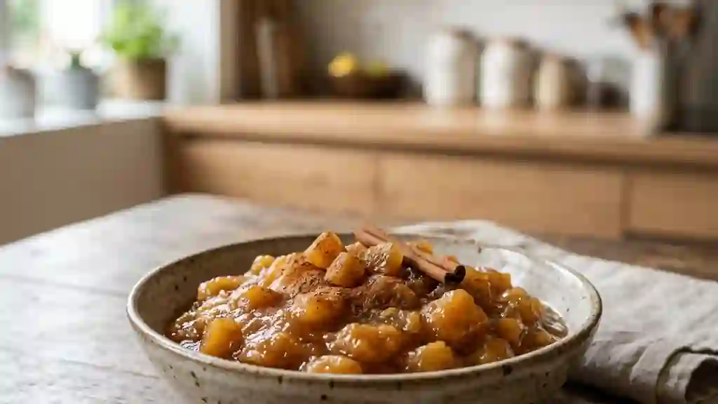 Coings fondants infusés à la cannelle - Photo de présentation