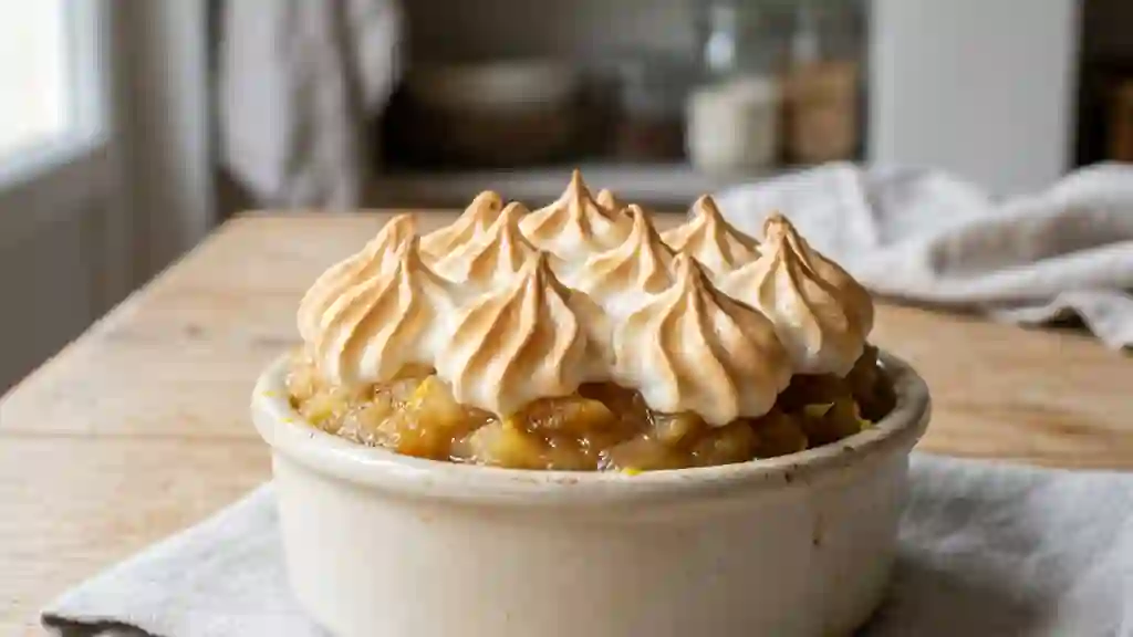 Pommes acidulées et meringue fondante - Photo de présentation