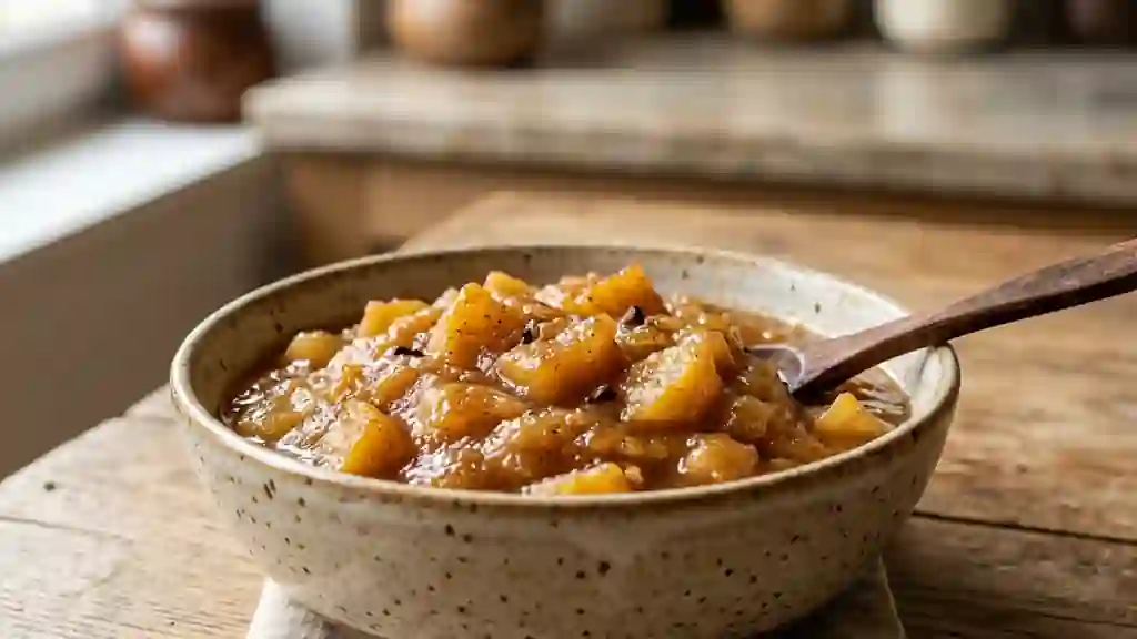 Compote fondante aux épices douces - Photo de présentation