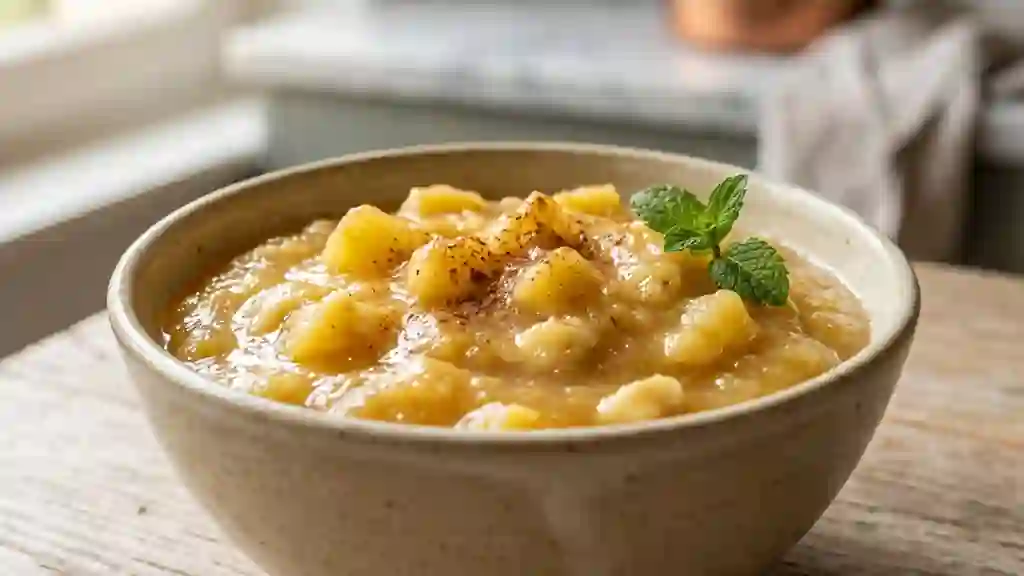 Douceur fondante pomme banane - Photo de présentation
