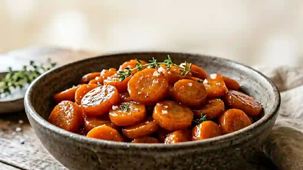 Carottes Fondantes Vanille et Cannelle - Photo de présentation
