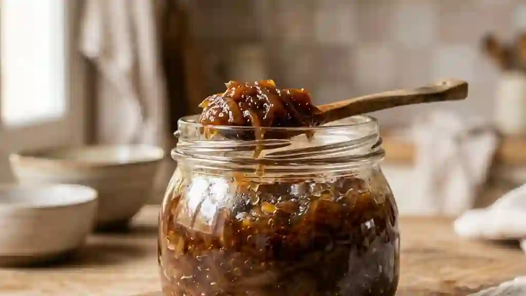 Confit d'oignons fondant au balsamique - Photo de présentation