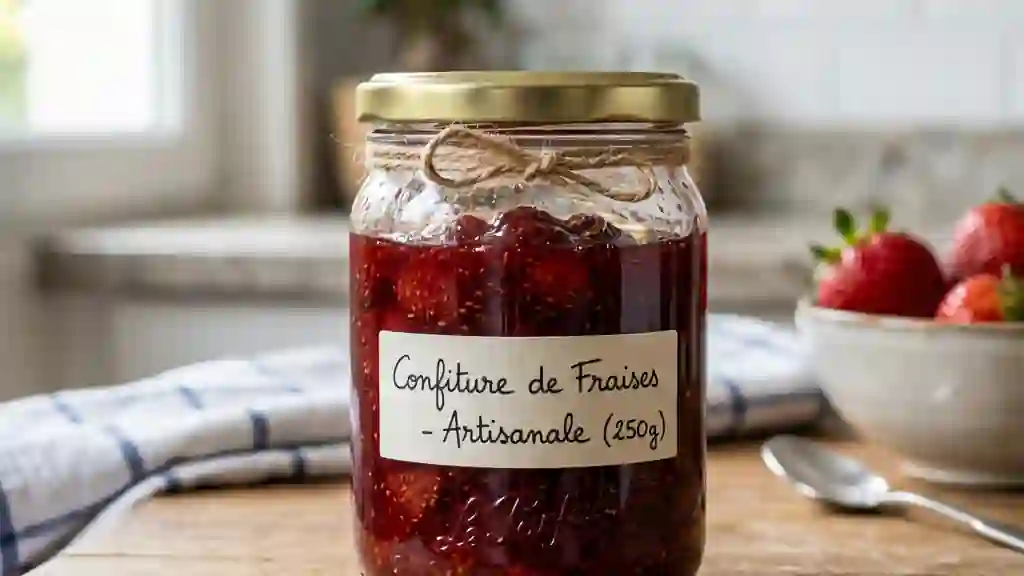 Confiture de fraises fondante et rapide - Photo de présentation