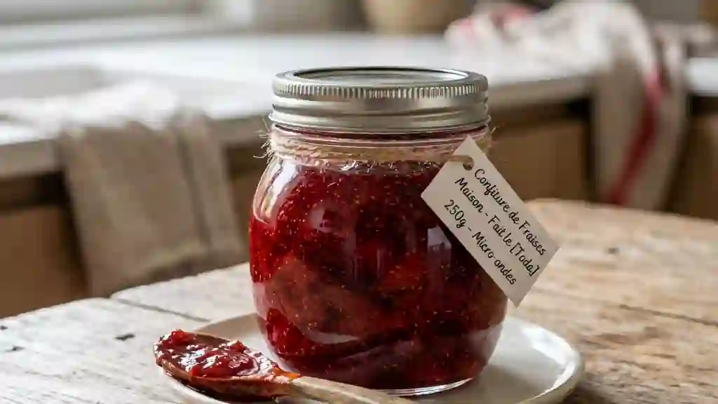 Confiture de fraises express et fondante - Photo de présentation