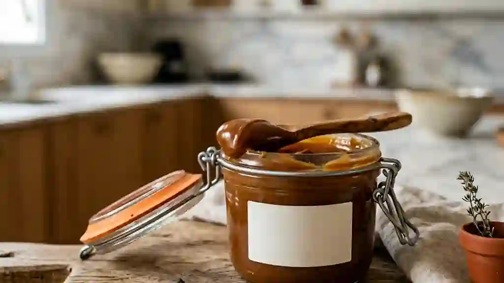Confiture de lait fondante et ambrée - Photo de présentation