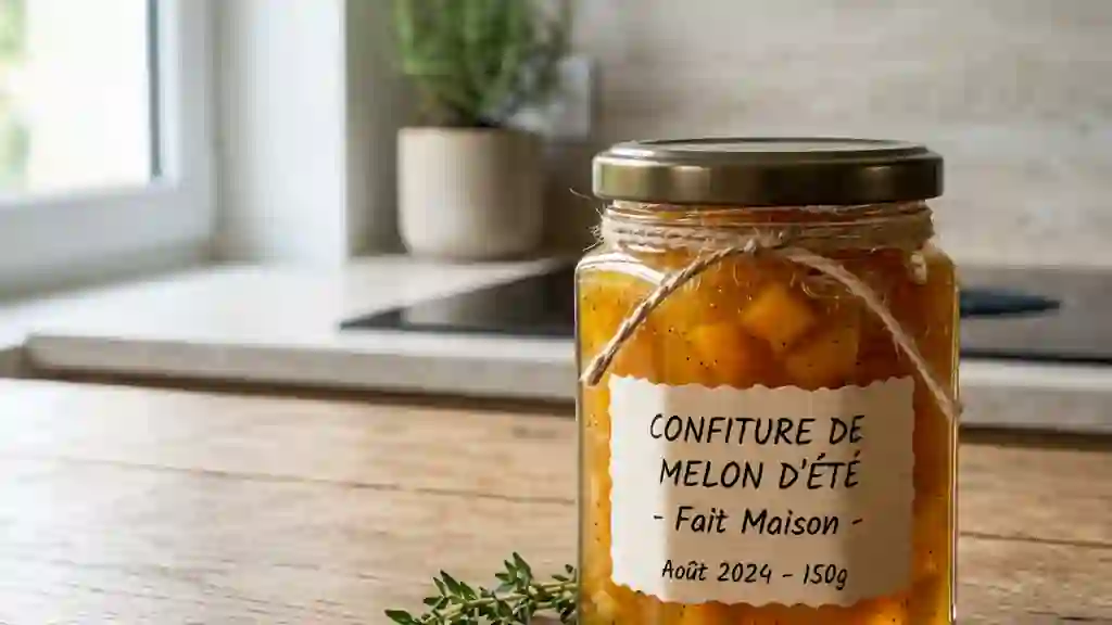Confiture de Melon Fondante et Vanillée - Photo de présentation