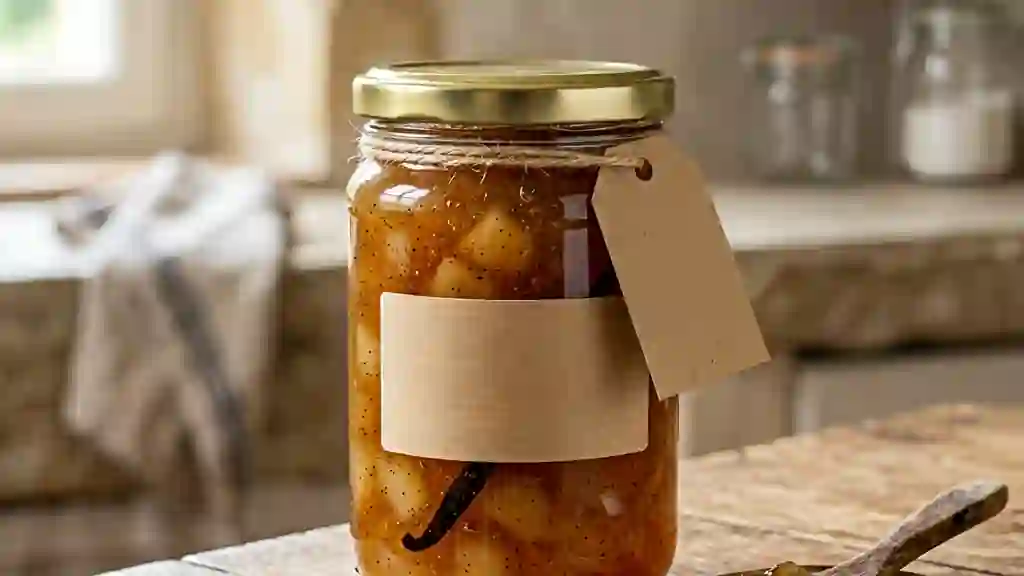 Confiture de poires fondante à la vanille - Photo de présentation