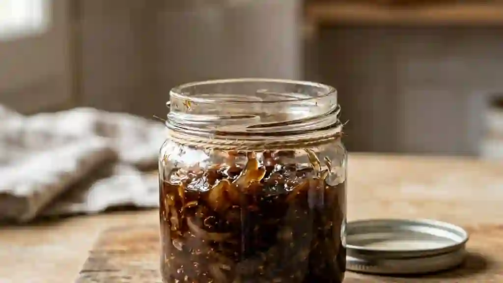 Confiture d'échalotes fondante au balsamique - Photo de présentation