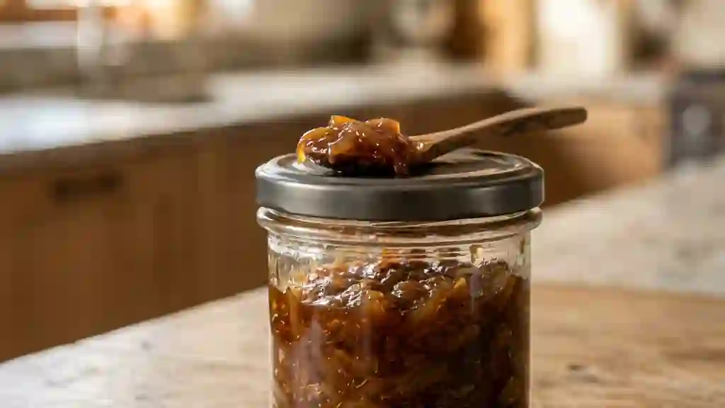 Confit d'oignons fondants au balsamique - Photo de présentation