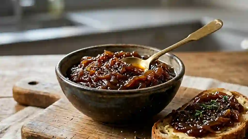 Confiture d'oignons fondante au balsamique - Photo de présentation