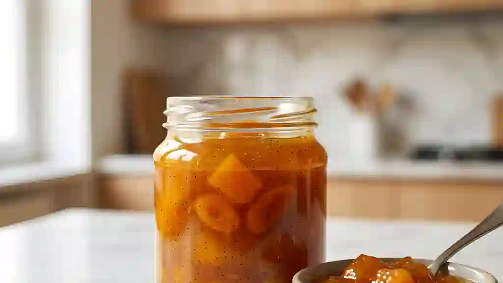 Confiture Potiron, Abricot et Vanille - Photo de présentation