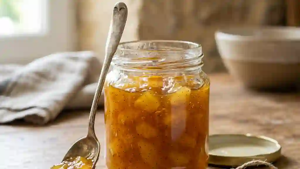 Confiture d'ananas à la vanille bourbon - Photo de présentation
