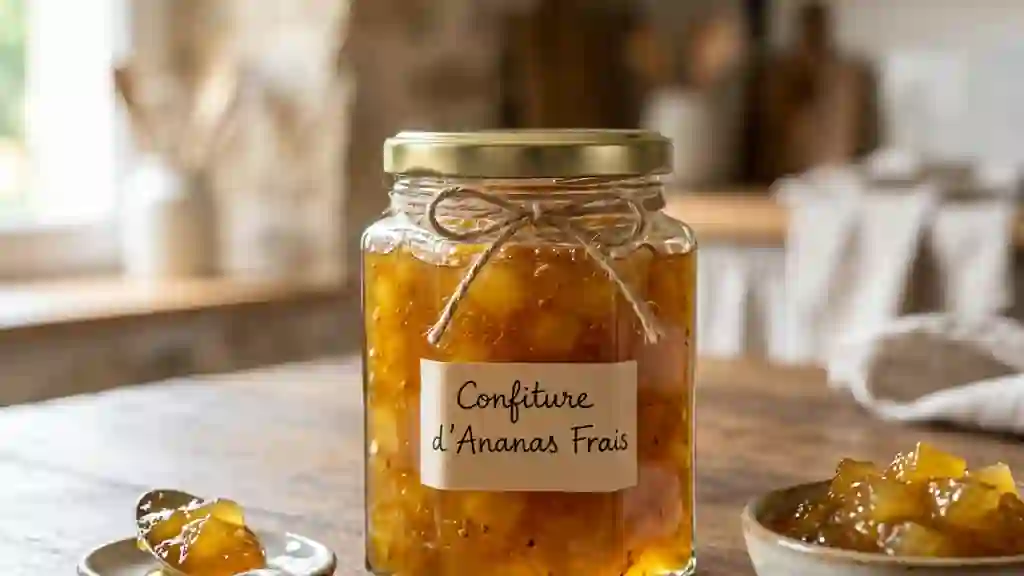 Confiture d'Ananas Fondante au Citron - Photo de présentation