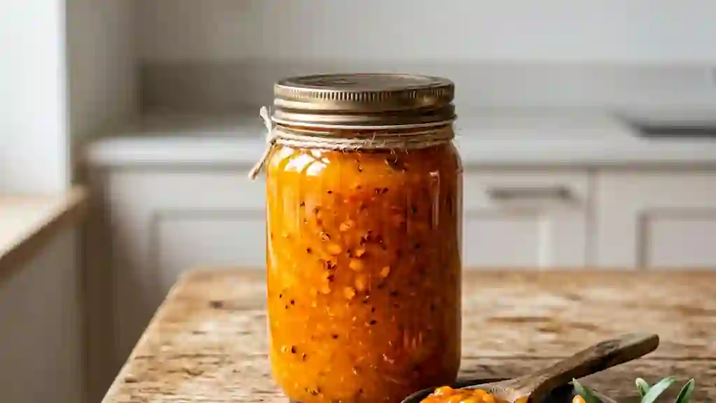 Confiture d'argousier acidulée et veloutée - Photo de présentation