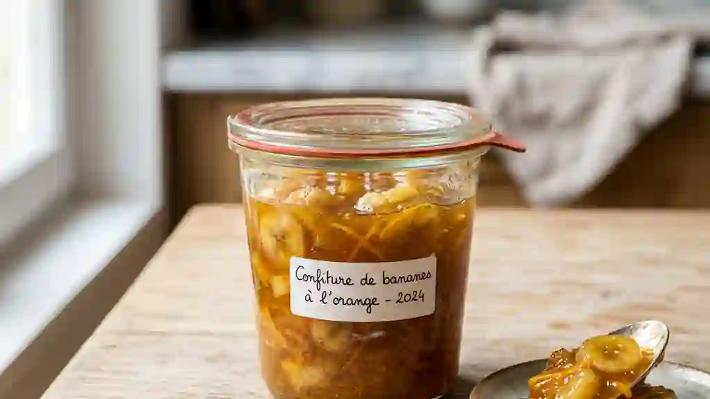 Confiture Fondante Banane-Orange - Photo de présentation