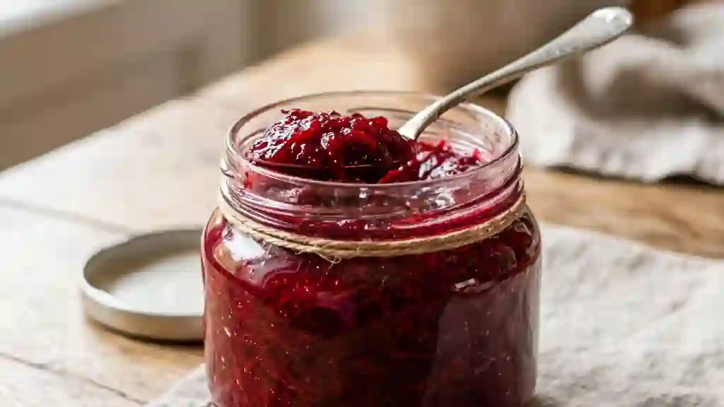 Confiture de betterave fondante aux épices - Photo de présentation