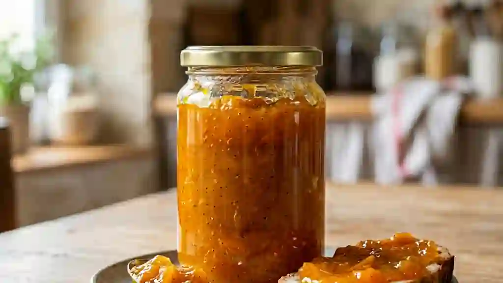 Confiture onctueuse citrouille et orange - Photo de présentation