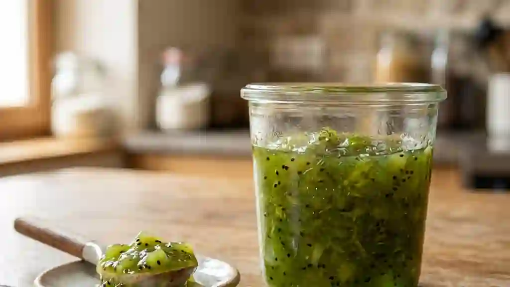 Confiture de Kiwi et Citron Vert Acidulée - Photo de présentation
