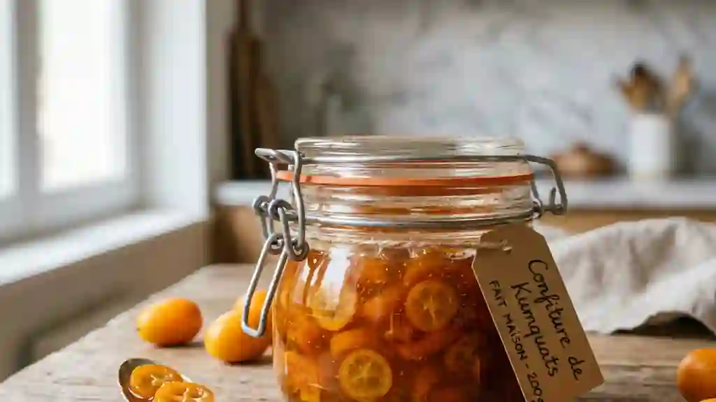 Confiture de kumquats acidulée et fondante - Photo de présentation