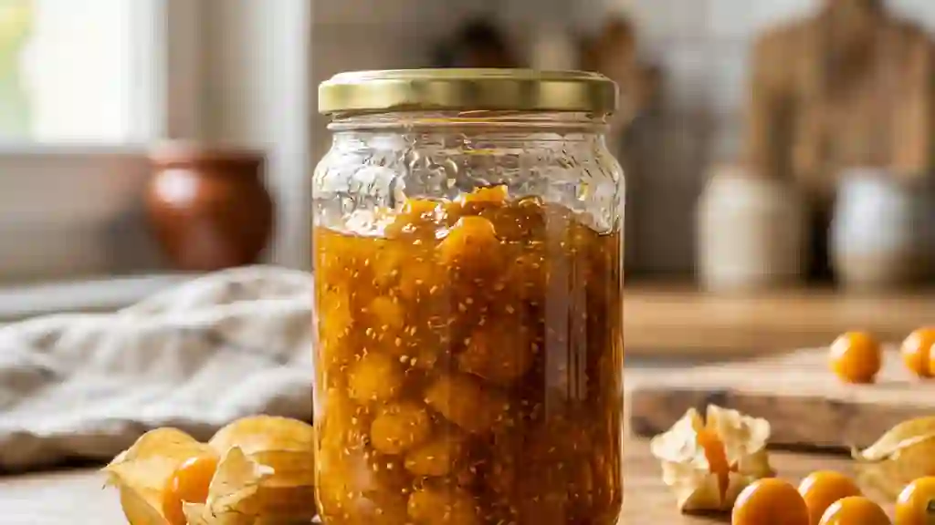 Confiture de physalis acidulée et fondante - Photo de présentation
