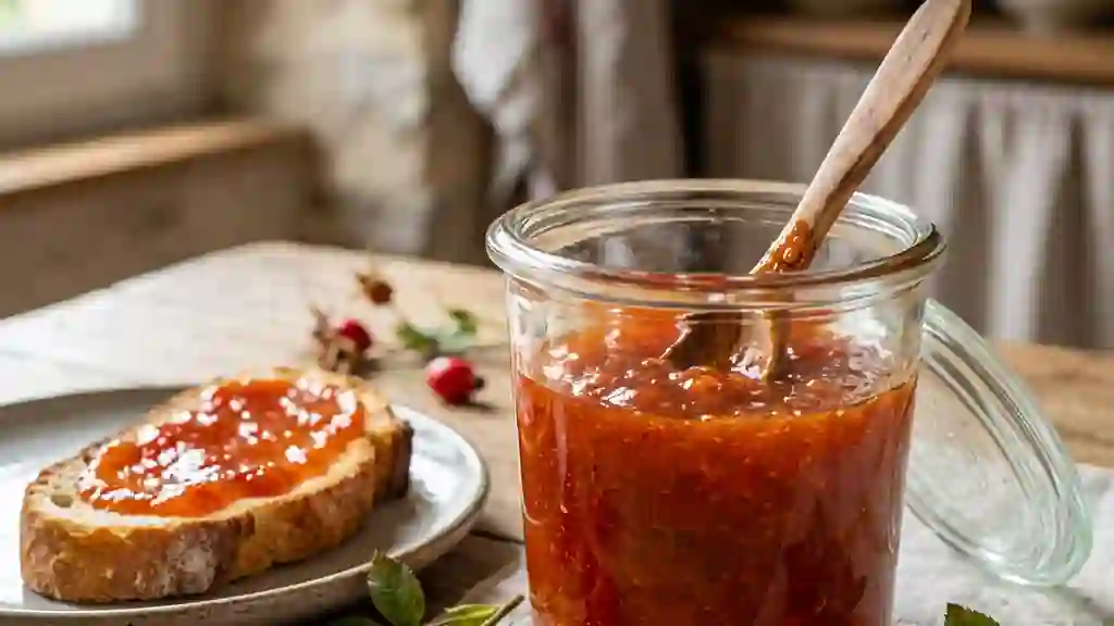 Confiture d'églantines onctueuse - Photo de présentation