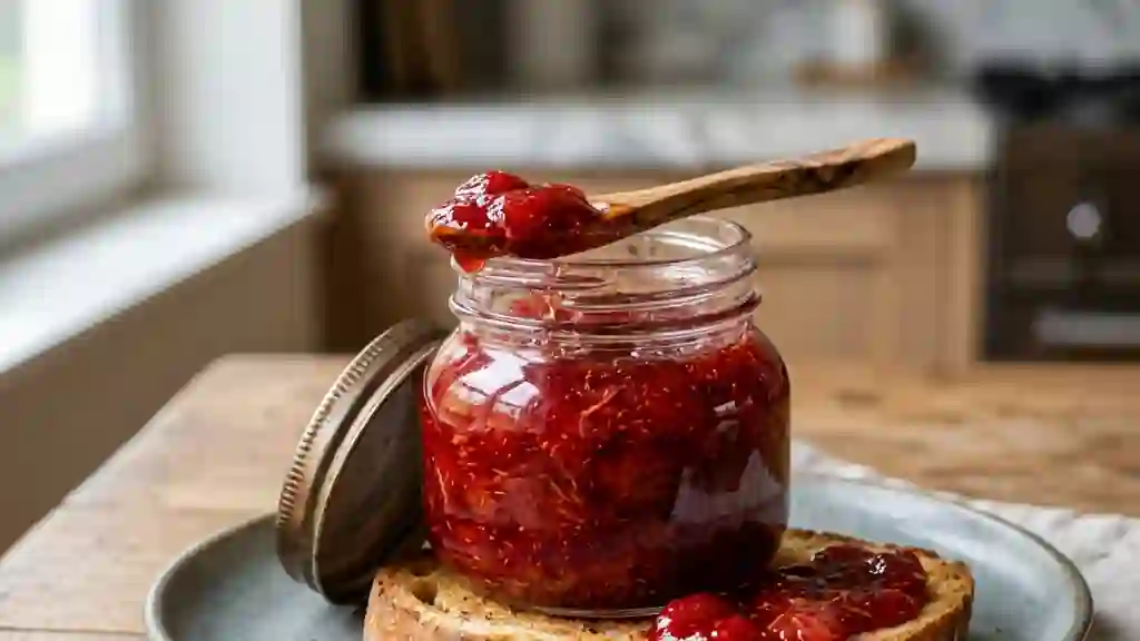 Confiture Fraise Gingembre Acidulée - Photo de présentation