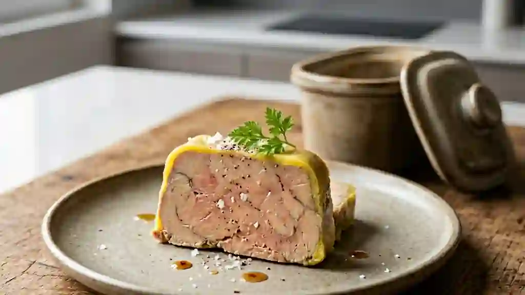 Foie gras de canard mi-cuit à l'Armagnac - Photo de présentation