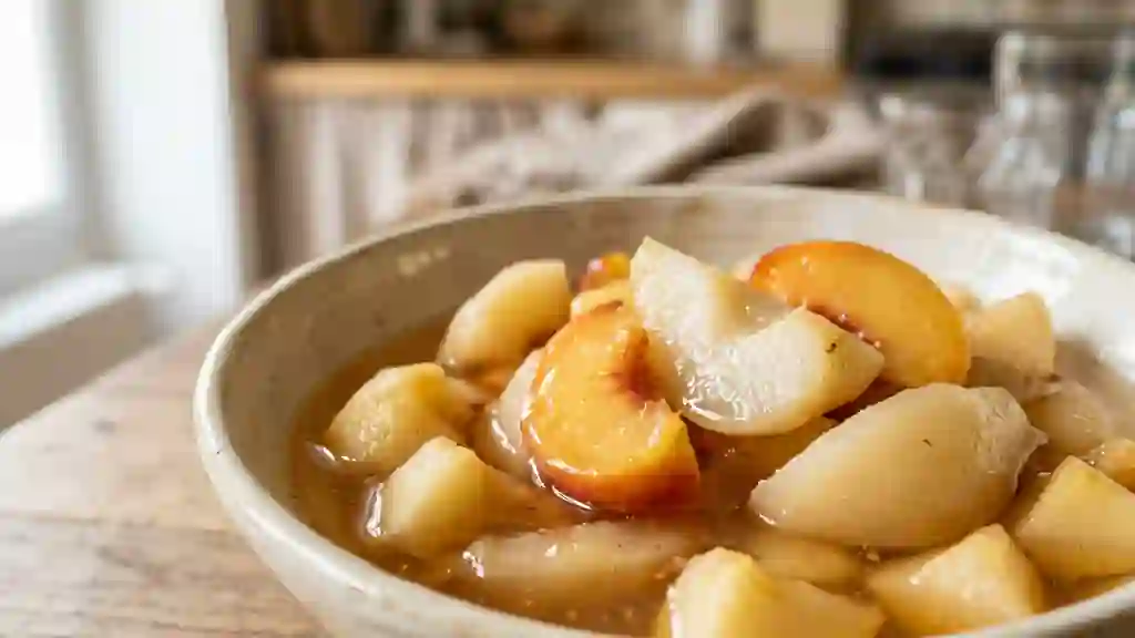 Fruits au sirop fondants et acidulés - Photo de présentation