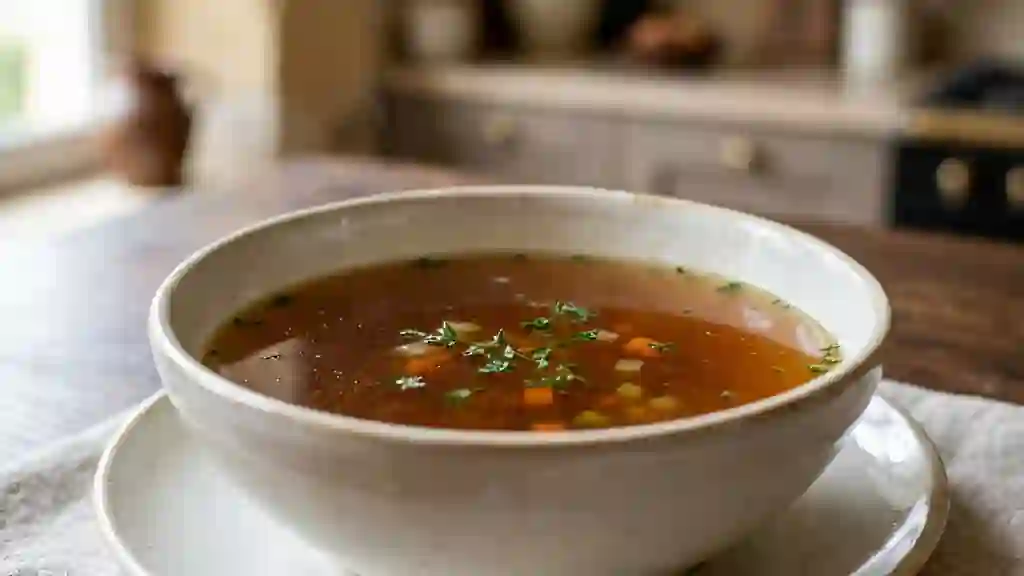 Consommé de Volaille au Porto Limpide - Photo de présentation