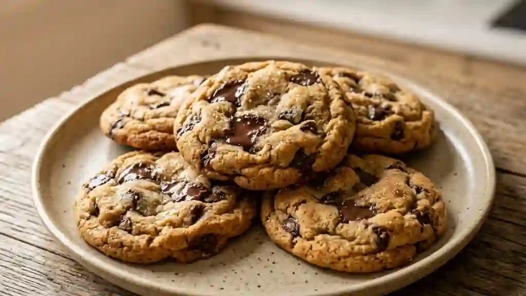 Cookies fondants aux pépites de chocolat - Photo de présentation