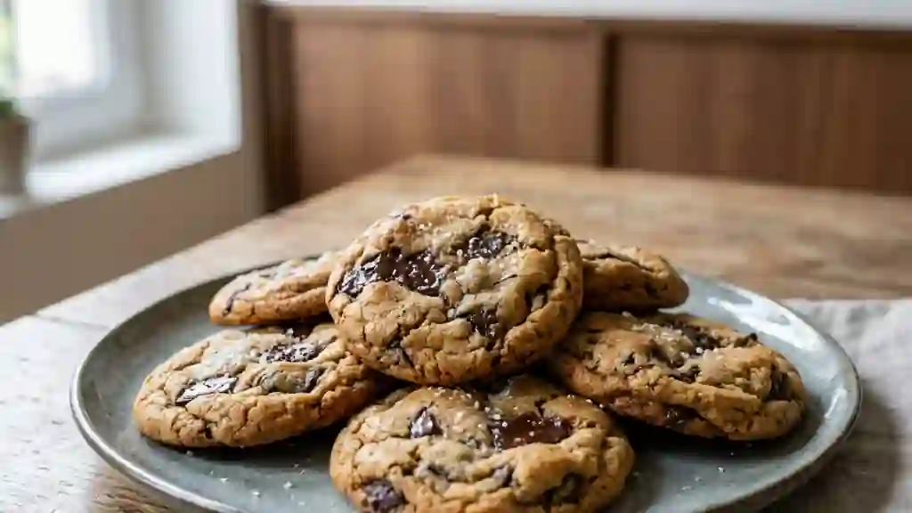 Cookies fondants aux pépites de chocolat - Photo de présentation