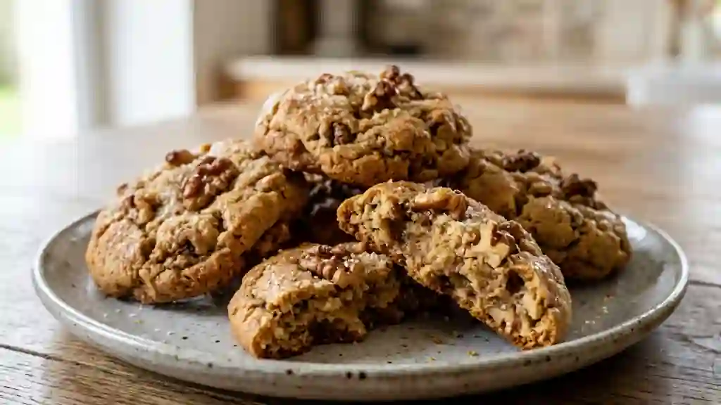 Cookies fondants aux noix croquantes - Photo de présentation