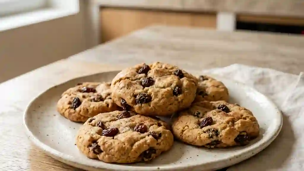 Cookies Moelleux Raisins et Cannelle - Photo de présentation
