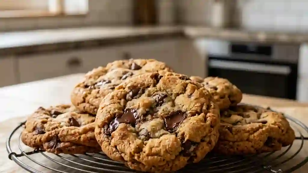 Cookies fondants aux pépites de chocolat - Photo de présentation