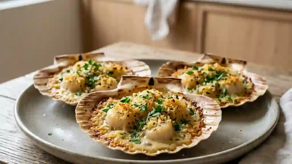 Saint-Jacques Crémeuses et Gratinées - Photo de présentation