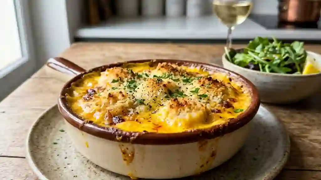 Saint-Jacques au Safran et Croûte Dorée - Photo de présentation