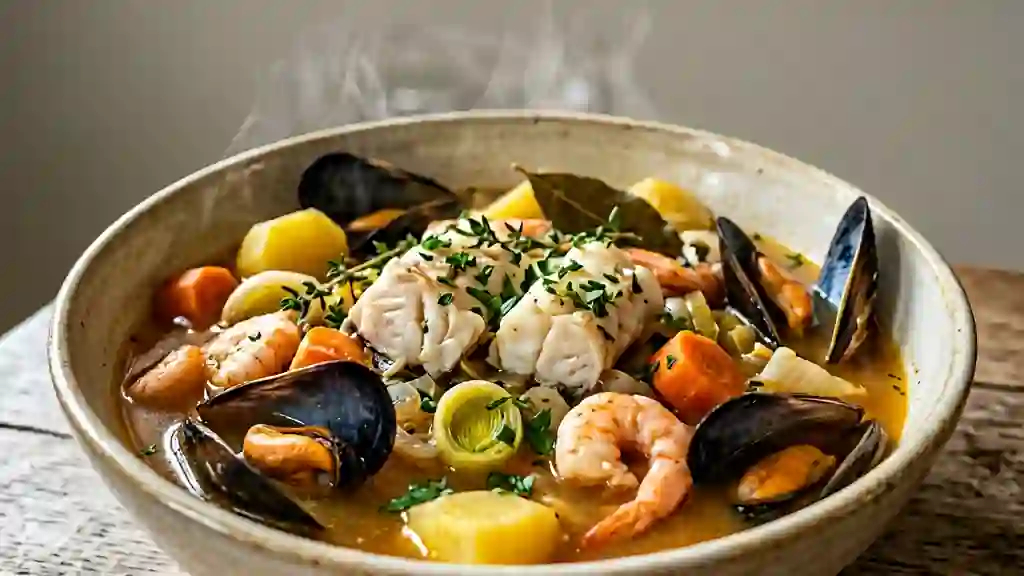 Cotriade bretonne onctueuse aux fruits de mer - Photo de présentation