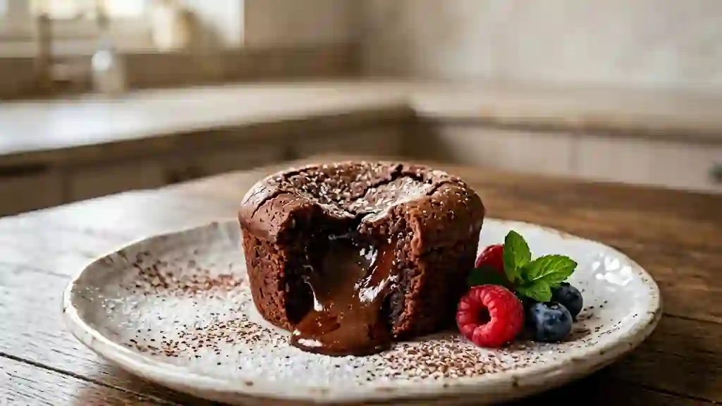 Coulant intense au chocolat noir - Photo de présentation