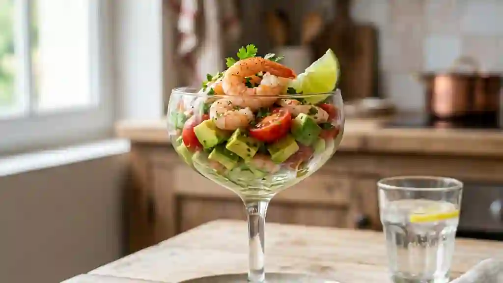 Coupe Avocat Crevette et Citron Vert - Photo de présentation