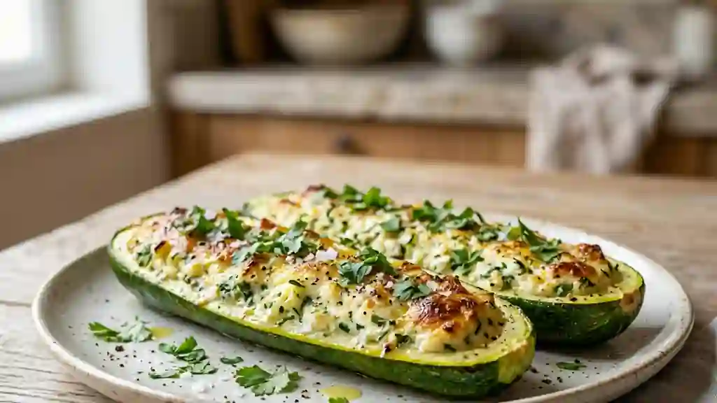 Barquettes de courgettes à la brousse onctueuse - Photo de présentation