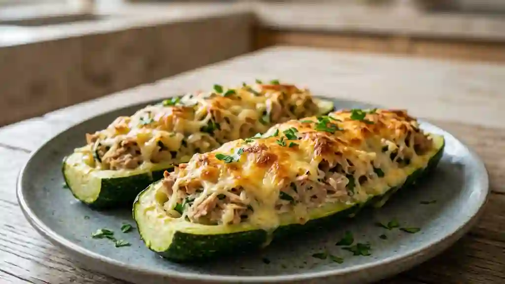 Courgettes Farcies au Thon et Crème Fondante - Photo de présentation