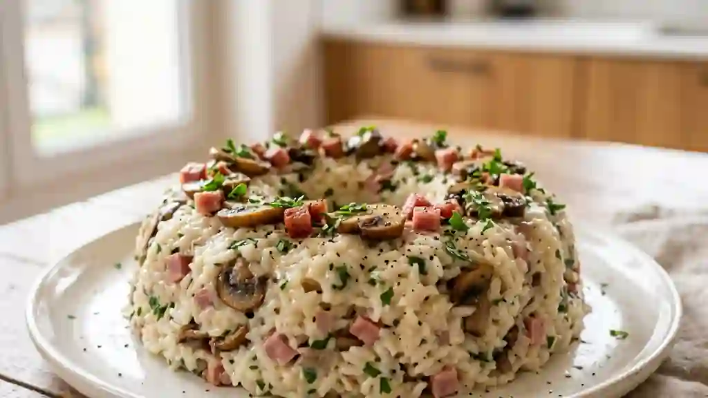 Couronne de riz crémeuse à la bordelaise - Photo de présentation