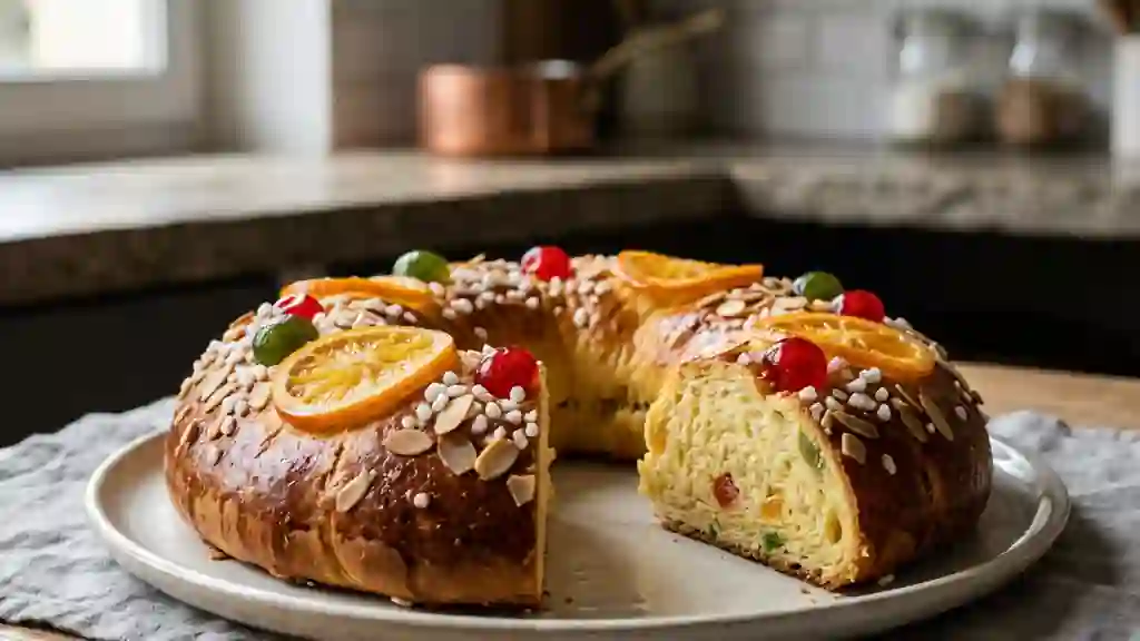 Brioche des Rois Parfumée à la Fleur d'Oranger - Photo de présentation