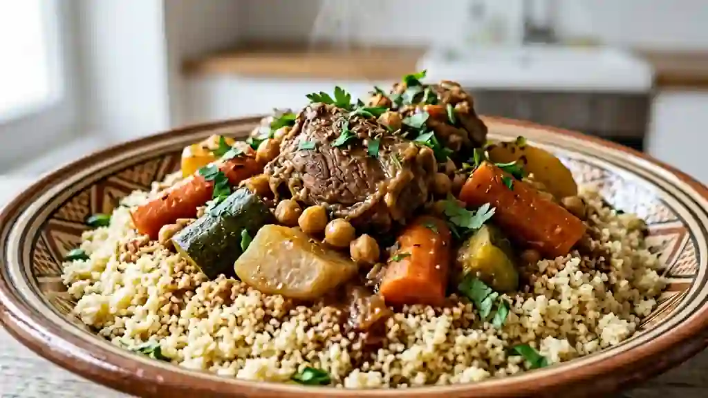 Couscous Kabyle Fondant à l'Agneau - Photo de présentation